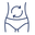 blue icon indication gut support